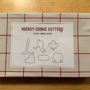Indigo Hockey Cookie Cutters Set of 6